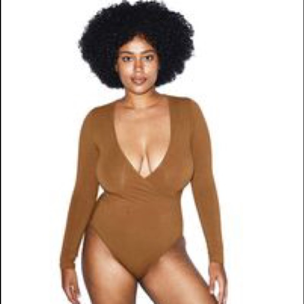 American Apparel Nude Bodysuit